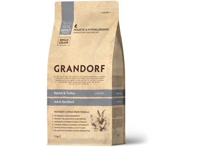 Grandorf Cat Rabbit &Turkey Ster.2Kg