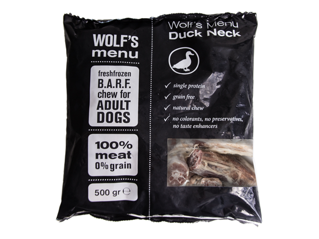 Wolf´s Menu Duck necks 500g