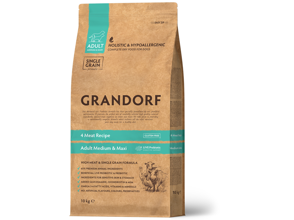 Grandorf Adult 4 Meat 10Kg