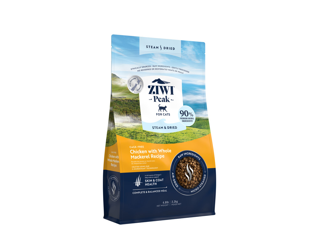 Ziwi Steam & Dried Cat Chicken Pouch 2,2Kg BBD 16/01.25