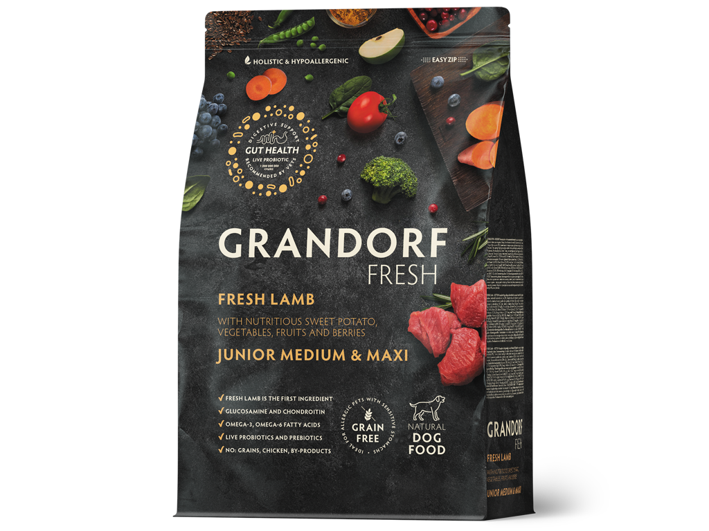 Grandorf Fresh Lamb Junior all breeds 10Kg 