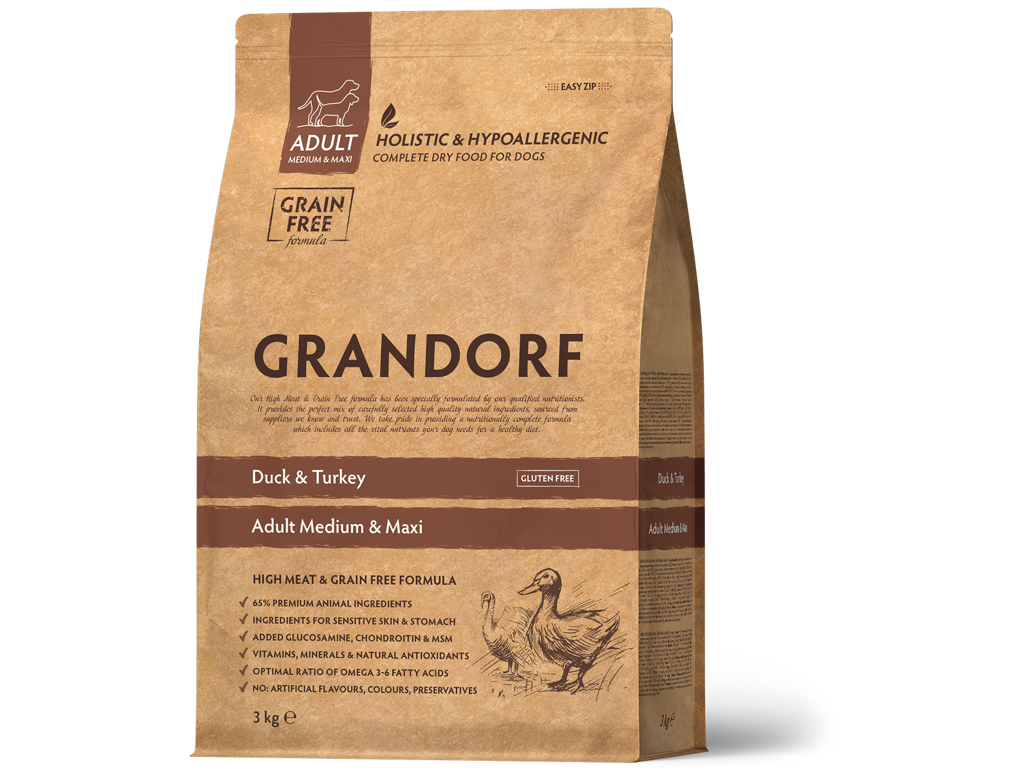 Grandorf Adult Duck&Turkey 3Kg