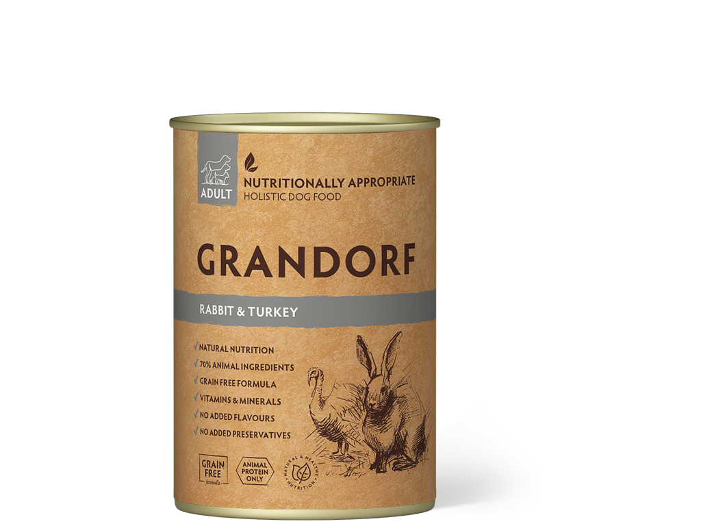 Grandorf WF Rabbit&Turkey 6x400g