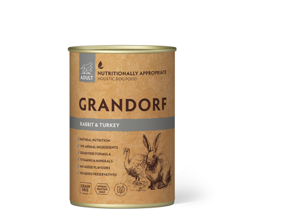 Grandorf WF Rabbit&Turkey 6x400g