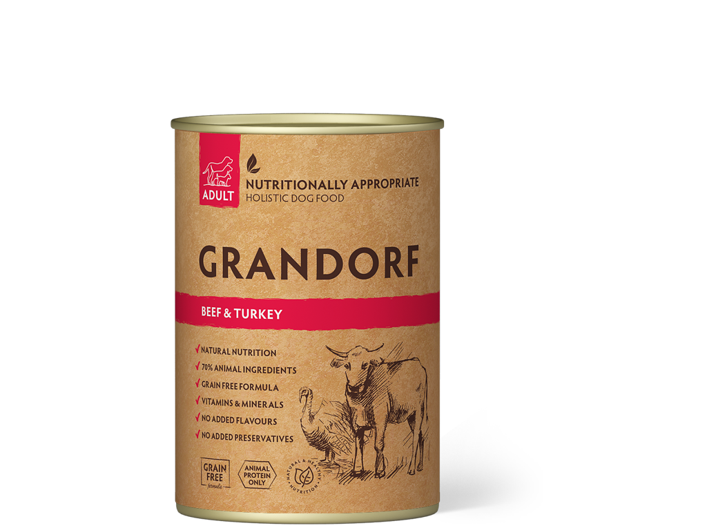 Grandorf WF Beef&Turkey 6x400g