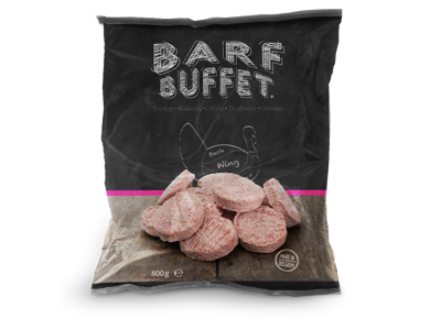 BARF Buffet Turkey Carcass Hamburgers 800g