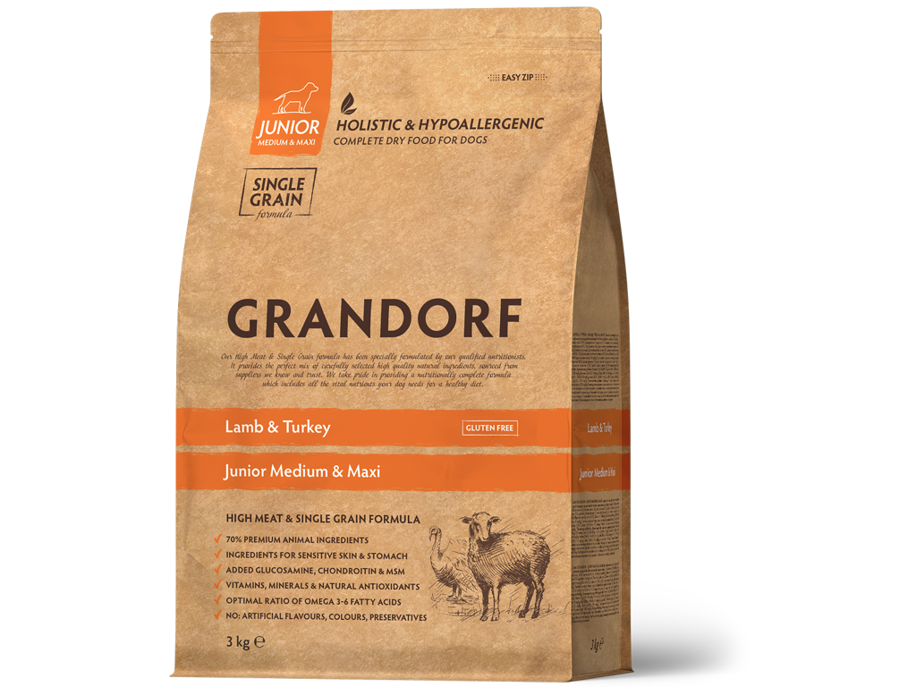 Grandorf Junior Lamb&Turkey 3Kg