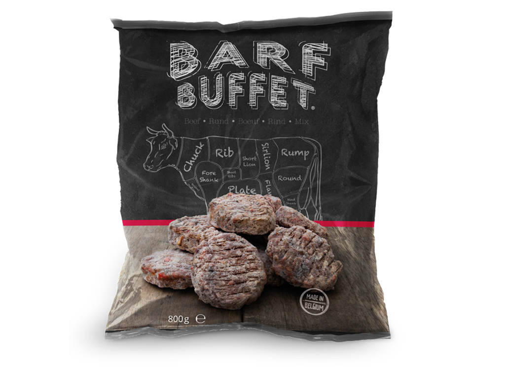 BARF Buffet Beef mix Hamburgers (800g)