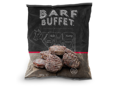 BARF Buffet Beef mix Hamburgers (800g)