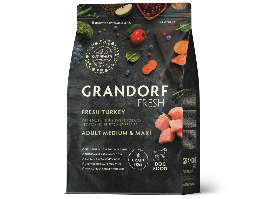 Grandorf Fresh Turkey Adult 3Kg