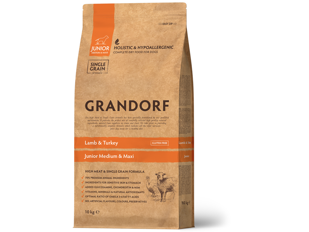Grandorf Junior Lamb&Turkey 10Kg