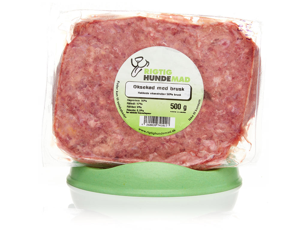 Oksekød med brusk 500g hakket