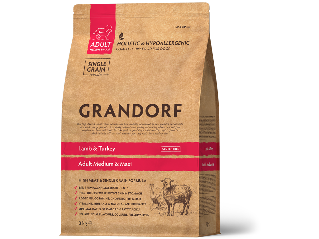 Grandorf Adult Lamb&Turkey 3Kg