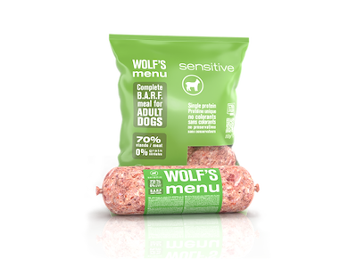 Wolf´s Menu Sensitive Sussage 1kg