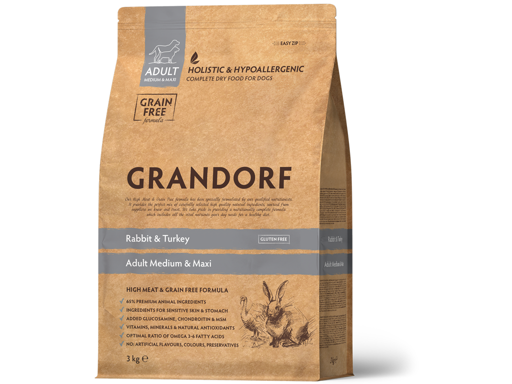 Grandorf Adult Rabbit&Turkey 3Kg