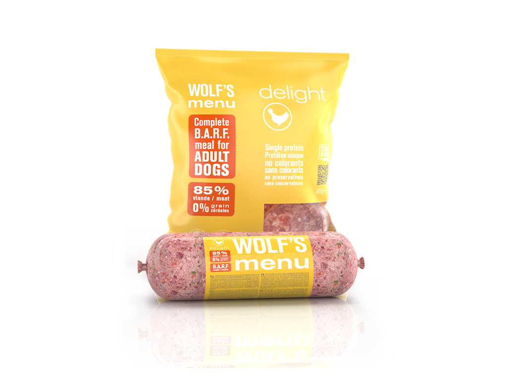 Wolf´s Menu Delight  Sussage 1kg