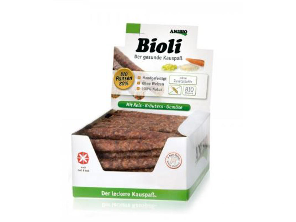 Anibio Bioli kallunpølse 60 stk display