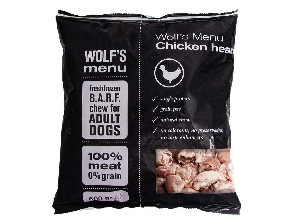 Wolf´s Menu Chichen hearts 600g
