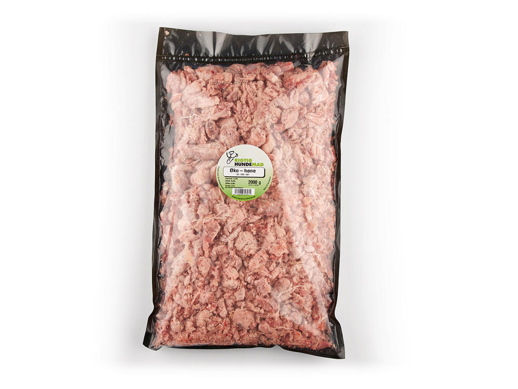 Øko-høne 2kg løstfrosset