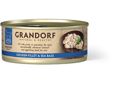 Grandorf WF Cat C.Breast&Seabass 6x70g